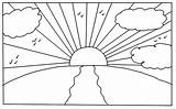 Sunrise Drawing Draw Kids Step Night Before Bforball Lessons sketch template