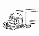 Trailer Truck Coloring Pages Livestock Drawing Coloringcrew Template Colorear Getdrawings Trucks sketch template