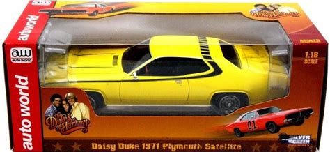 The Dukes Of Hazzard Daisy Duke 1971 Yellow Plymouth Satellite 1 18