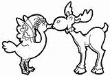 Kissing Moose Goose Coloring Pages Cliparts Elk Drawing Seen Ever Clipart Clip Deviantart Books Library Cartoon Comments sketch template
