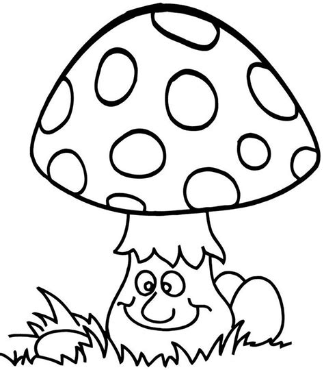 cute  funny mushroom coloring  activity page coloring pages