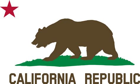 grizzly bear clipart california bear california state flag