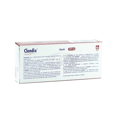 clendix  mg   capsulas