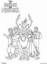 Reine Neiges Affiche Coloriages Frozen Escargot Troll Personnages sketch template