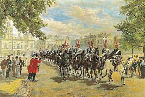 horse guards parade  late  century painting   ano flickr