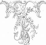 Calligraphy Coloring Pages Getdrawings Embroidery sketch template
