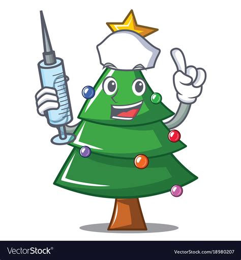 christmas nurse cartoon