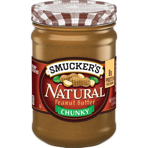 smuckers chunky natural peanut butter  ounce walmartcom walmartcom