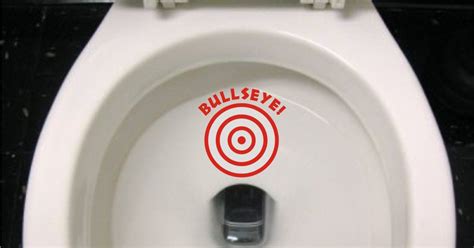 toilet target sticker drunkmall