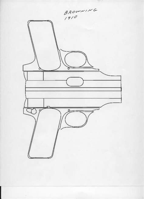 printable cardboard gun template printable templates