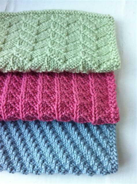 reversible cloths knitting pattern