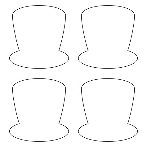 paper top hat pattern