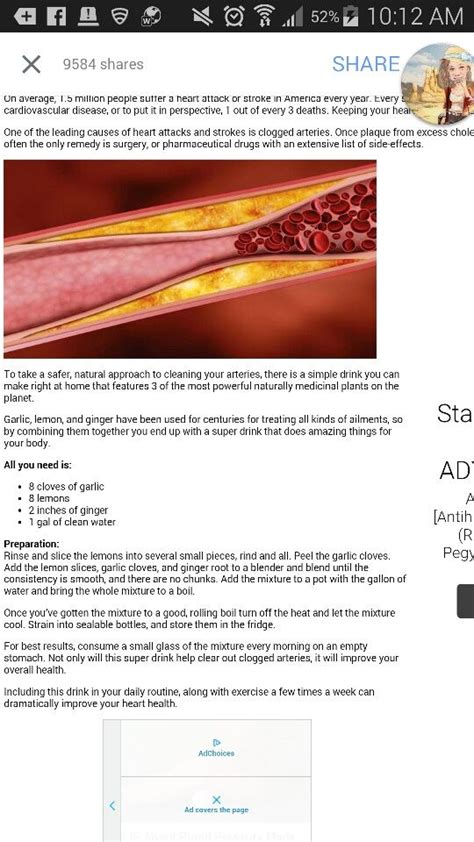 clean arteries recipe pinterest cleanses