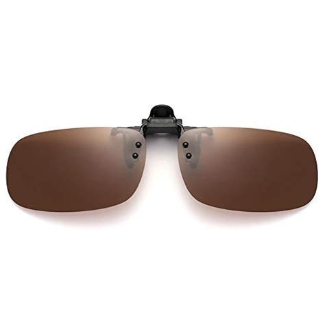 polarized clip on sunglasses over prescription glasses for men women