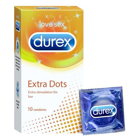 buy durex extra dots packet of 10 condoms online and get upto 60 off at