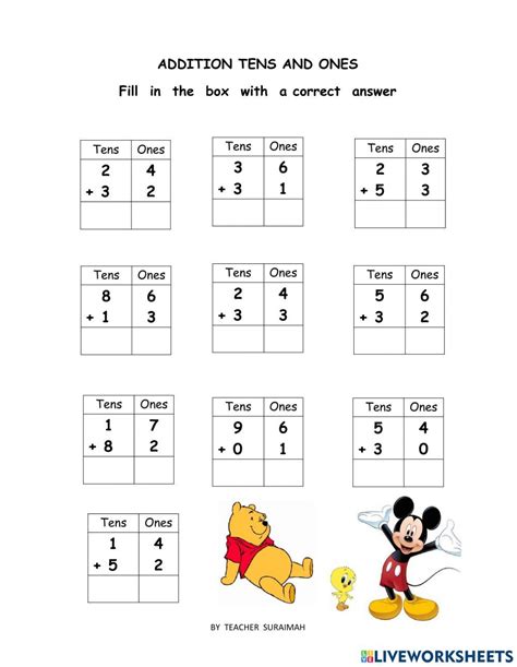 tens   worksheets toddler worksheets st grade worksheets