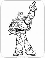 Coloring Toy Story Buzz Pages Disneyclips Lightyear Pdf Disney Printable Print Pointing Kids sketch template