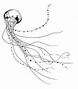 Jellyfish Tentacles Commentary Potted Tattooimages sketch template