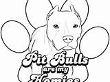 Coloring Pages Pitbull Dog Pit Getcolorings Printable Color Bulls sketch template