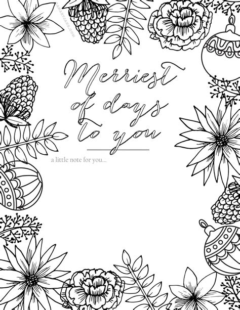 christmas coloring pages printables design dazzle