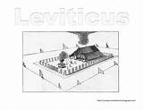 Leviticus Tabernacle sketch template