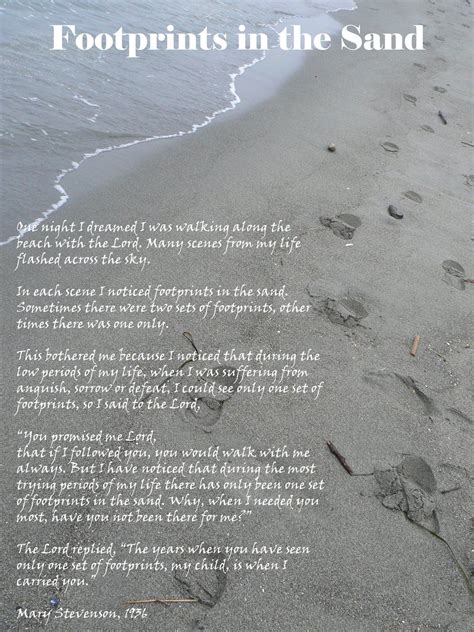 footprintssandpoemprintable footprints   sand poem beautiful