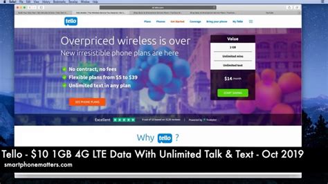 tello  gb  lte data  unlimited talk text oct  smartphonematters