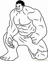 Hulk Coloring Smash Pages Kids Cartoon Characters Printable Print Coloringpages101 sketch template