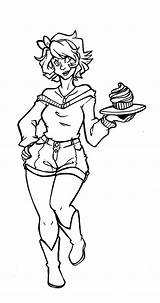Coloring Pages Chica Cupcake Getdrawings sketch template
