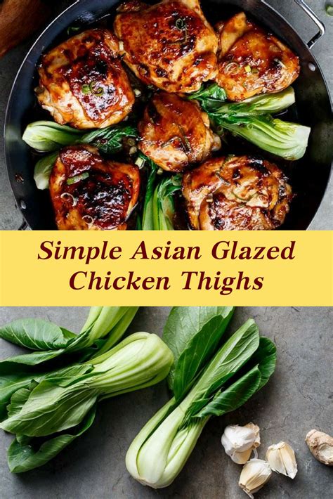 daily favorite cuisine simple asian glazed chicken thighs