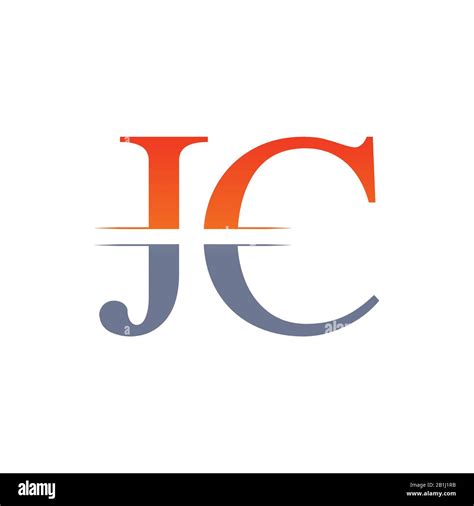 Jc Letter Type Logo Design Vector Template Abstract Letter Jc Logo