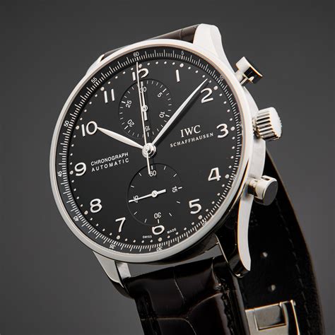 iwc portugieser chronograph automatic iw  pre owned iwc