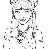 Hair Coloring Pages Girl Printable Girls Color Print Adult Getcolorings Whitesbelfast sketch template