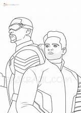 Soldado Invierno Raskrasil Superhero Imprimir sketch template