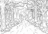 Zentangle Coloring4free Forests Prune sketch template