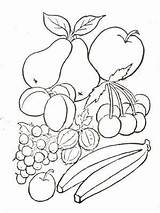 Automne Legumes Frutas Dibujos Dessins Frutta Gratuit Coloriages Colorea Colora Disegni Colorare Imprimé Fois sketch template