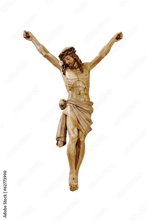jesus  cross isolated  white stock photo adobe stock