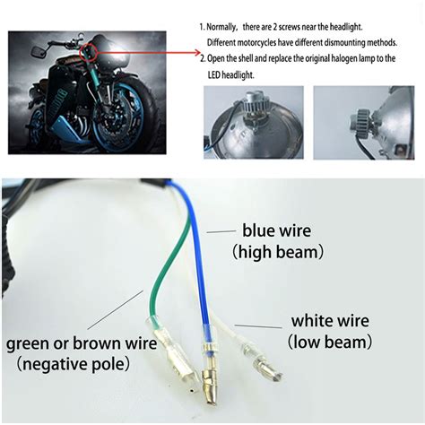 wiring diagram  motorcycle led lights