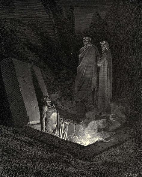 gustave dores haunting illustrations  dantes divine comedy open
