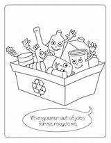 Coloring Pages Recycle Reduce Reuse Color Preschool Worksheets Recycling Kids Sheets Kindergarten Choose Board sketch template