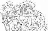 Digimon Ausmalbilder Kolorowanki Dzieci Fusion sketch template