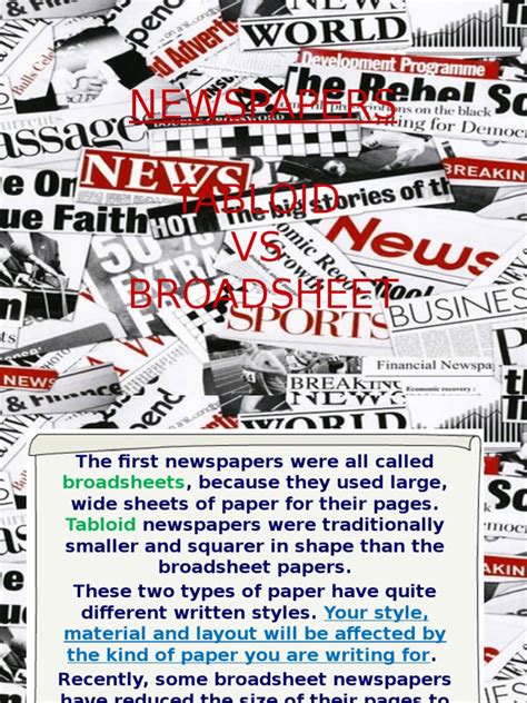 atbroadsheet  tabloid newspapers newspapers newspaper  magazine