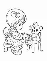 Precious Moments Wallpaper Coloring Pages Drawing sketch template