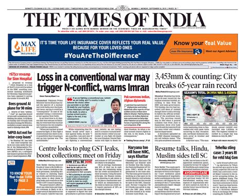 newspaper headlines indias message  pak  ceasefire violations