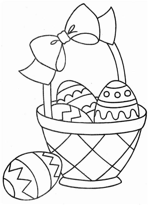 easter basket coloring page    coloring pages fun images