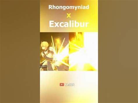 excalibur  rhongomyniad fgo fate anime youtube