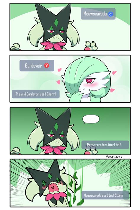 Gardevoir And Meowscarada Pokemon And 1 More Drawn By Keita Naruzawa