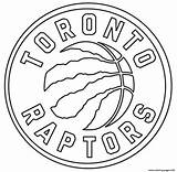 Raptors Toronto Coloring Nba Logo Pages Printable Basketball Sheet Decal Pngkit sketch template