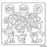 Labyrinth Maze Spel Passend Voedsel Favoriet Weg Labyrint Raadsel Verwarde Worm Tangled sketch template