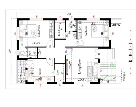sq ft house plan    expert architects bhk house plan  house plans  house